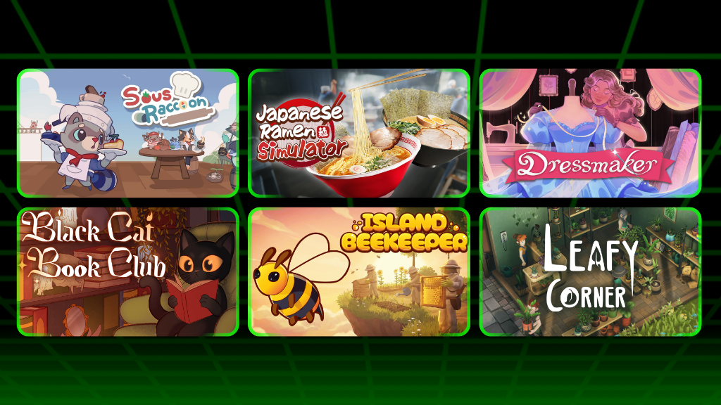 The Indie Premier Steam Discovery: 6 Hobby & Job Sims Games Key Artwork